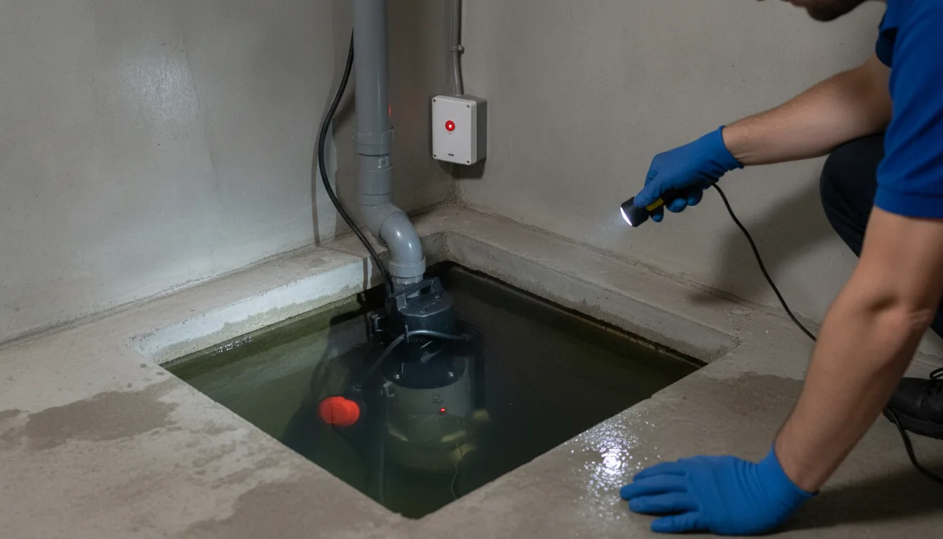 Dépannage pompe de relevage Locmaria-Plouzané – problème / diagnostic